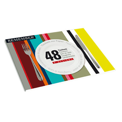 Набор сервировочных матов remember, stripes, 48 шт.