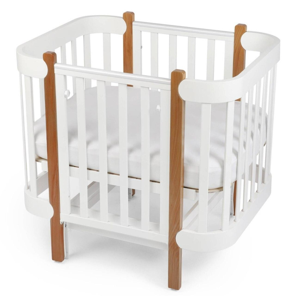 Кроватка-трансформер Happy Baby Mommy Lux, 140 х 70 см, белый