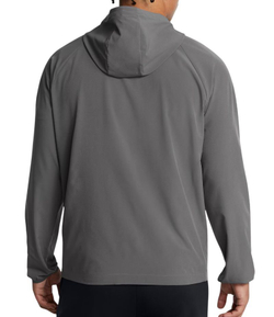 Мужская теннисная кофта Under Armour Vibe Woven - castlerock/black