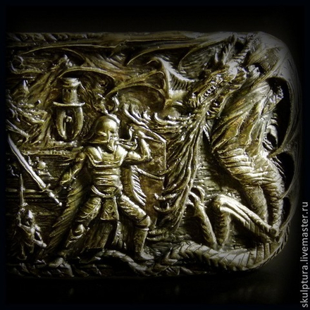 Пряжка для ремня "Alduin's Wall"