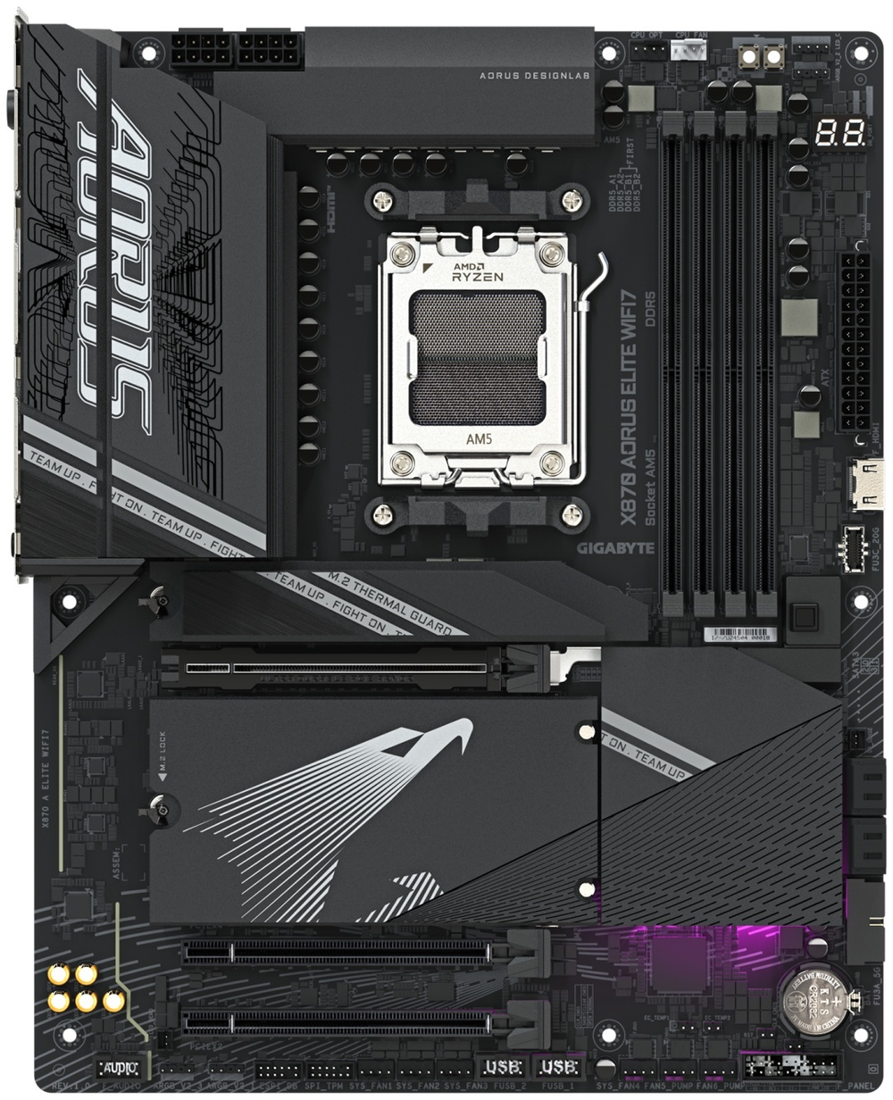 Материнская плата GIGABYTE X870 AORUS ELITE WIFI7