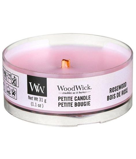Розовое дерево, ароматическая свеча мини, WoodWick