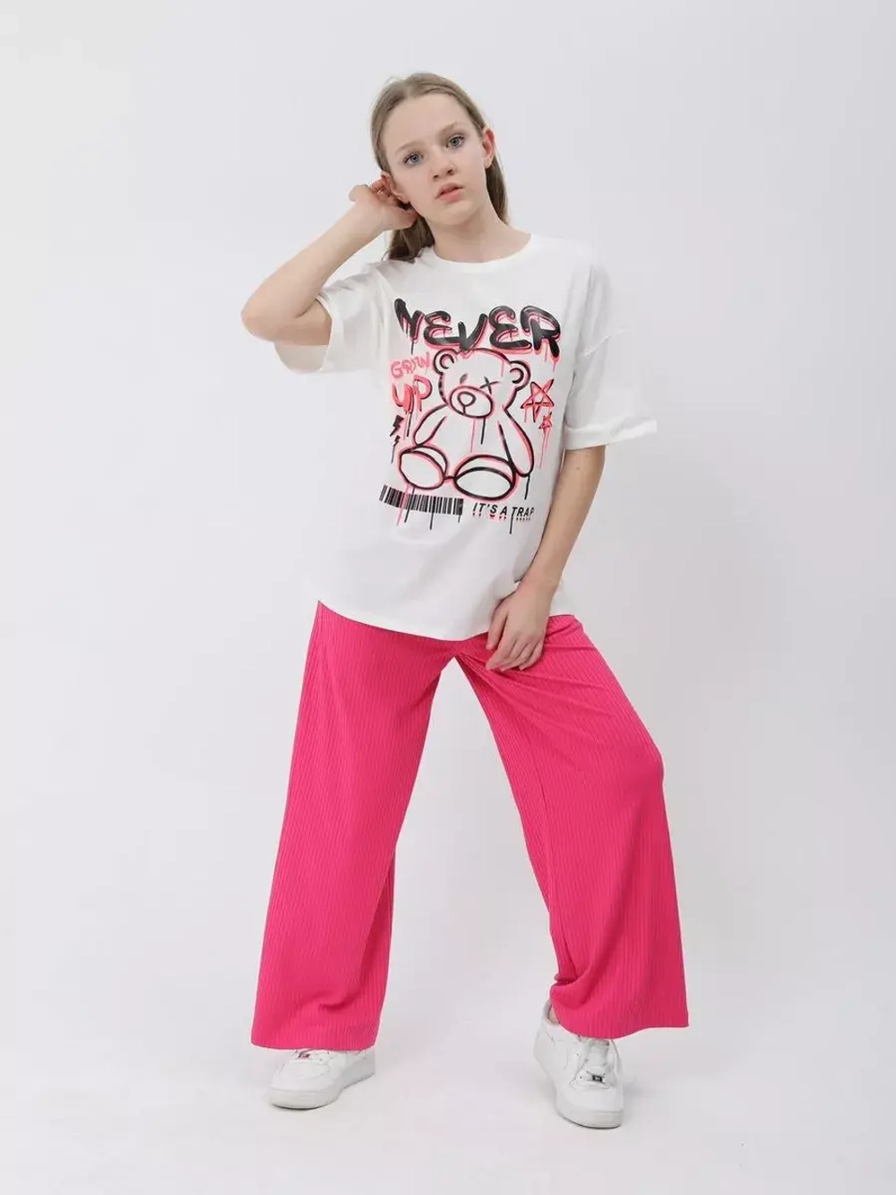 Штаны палаццо для девочки-подростка