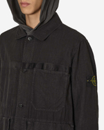 Stone Island Полевая Куртка Lino Nylon Tela-Tc, Черная