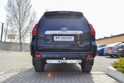 Фаркоп с нержавеющей накладкой на Toyota Land Cruiser Prado J120 2003-2009, J150 2009-2023, Lexus GX 470 2003-2009, GX 460 2009-2023 без подрезки бампера(без электрики) арт.TPR-02-991024.00
