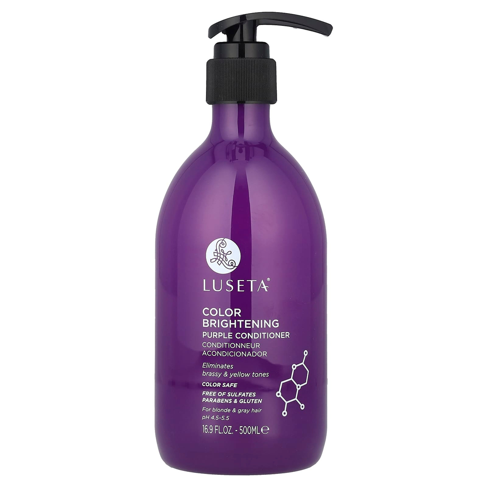 Luseta Beauty, Осветление цвета, кондиционер с фиолетовым оттенком, 500 мл (16,9 жидк. унц.)