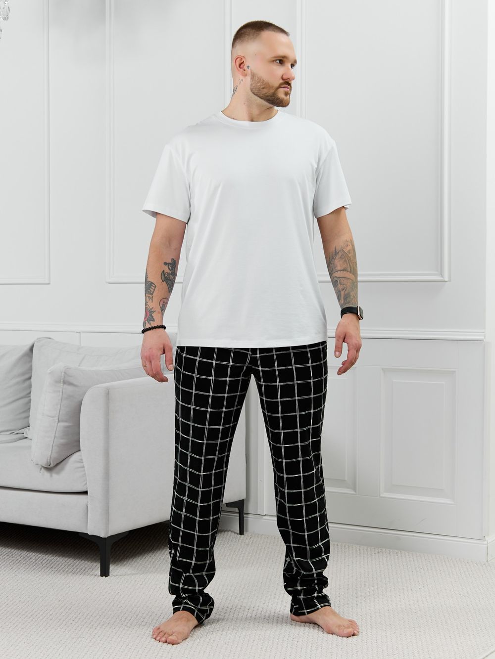 Брюки мужские Тор-1.1 Виотекс КЛЕТКА ЛИНЕАРНАЯ