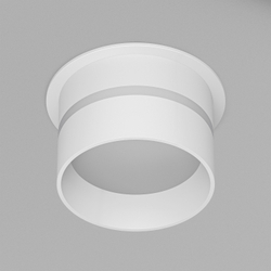 DK2404-WH Встраиваемый светильник влагозащ., IP 44, до 15 Вт, GU10, белый, алюминий