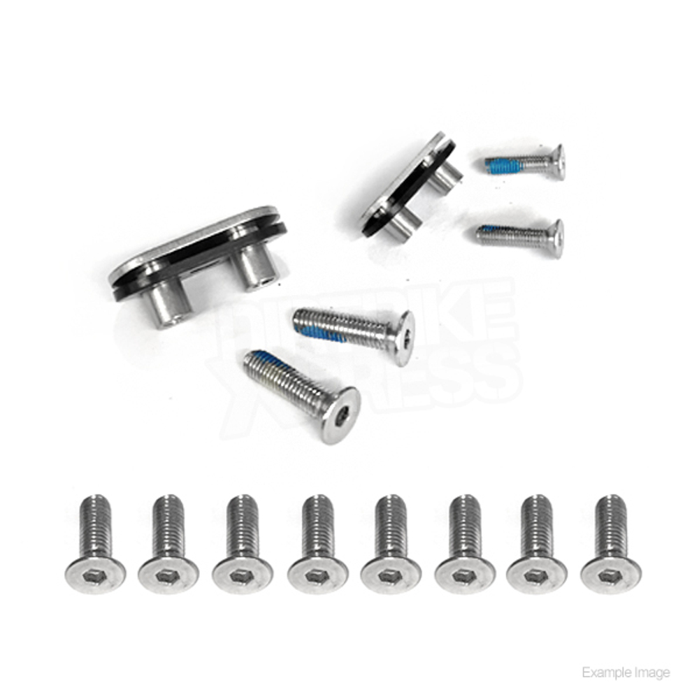 Запчасти к наколенникам Leatt C-Frame Carbon Bolt kit complete (Black, OS, 2024 (4015300340))