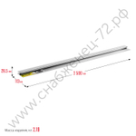 STAYER 2.5 м, Правило штукатурное, Professional (10745-2.5)