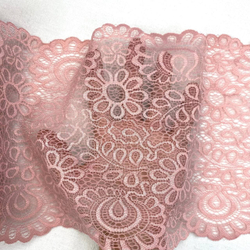 Кружево эластичное пудра 20 см