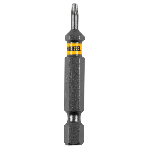 Бита TX 8х50, сталь S2, шестигранный профиль, 10 шт. Е 6,3 Denzel