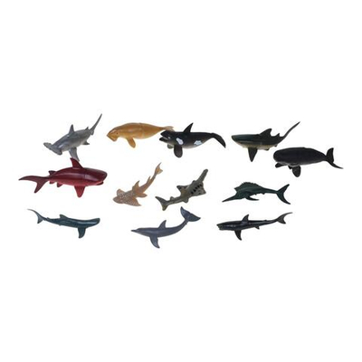 Набор рыб 12шт, пакет 555B-11