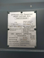 Контейнер 20 футов № MCCU1112628