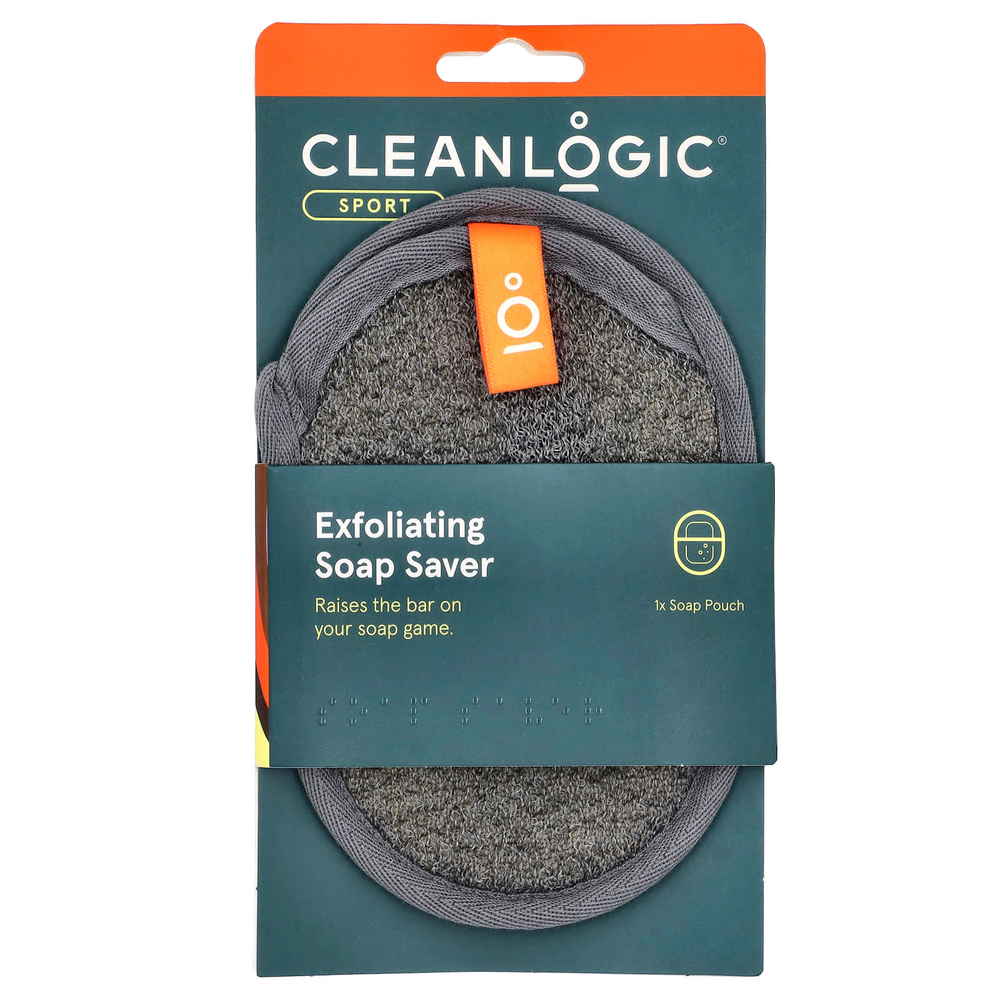 Cleanlogic, Sport, отшелушивающее мыло, 1 шт.