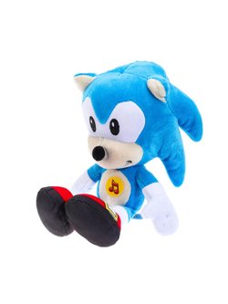 Игрушка мягкая Соник 20 см, голубой, озвученный