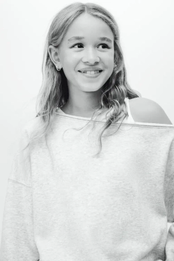 H&M Асимметричная толстовка, светло-серый