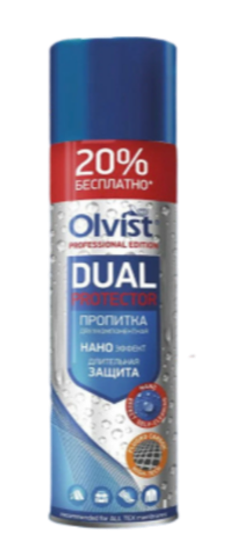 Пропитка двухкомпонентная НАНО-эффект Olvist Dual Protector, 300мл