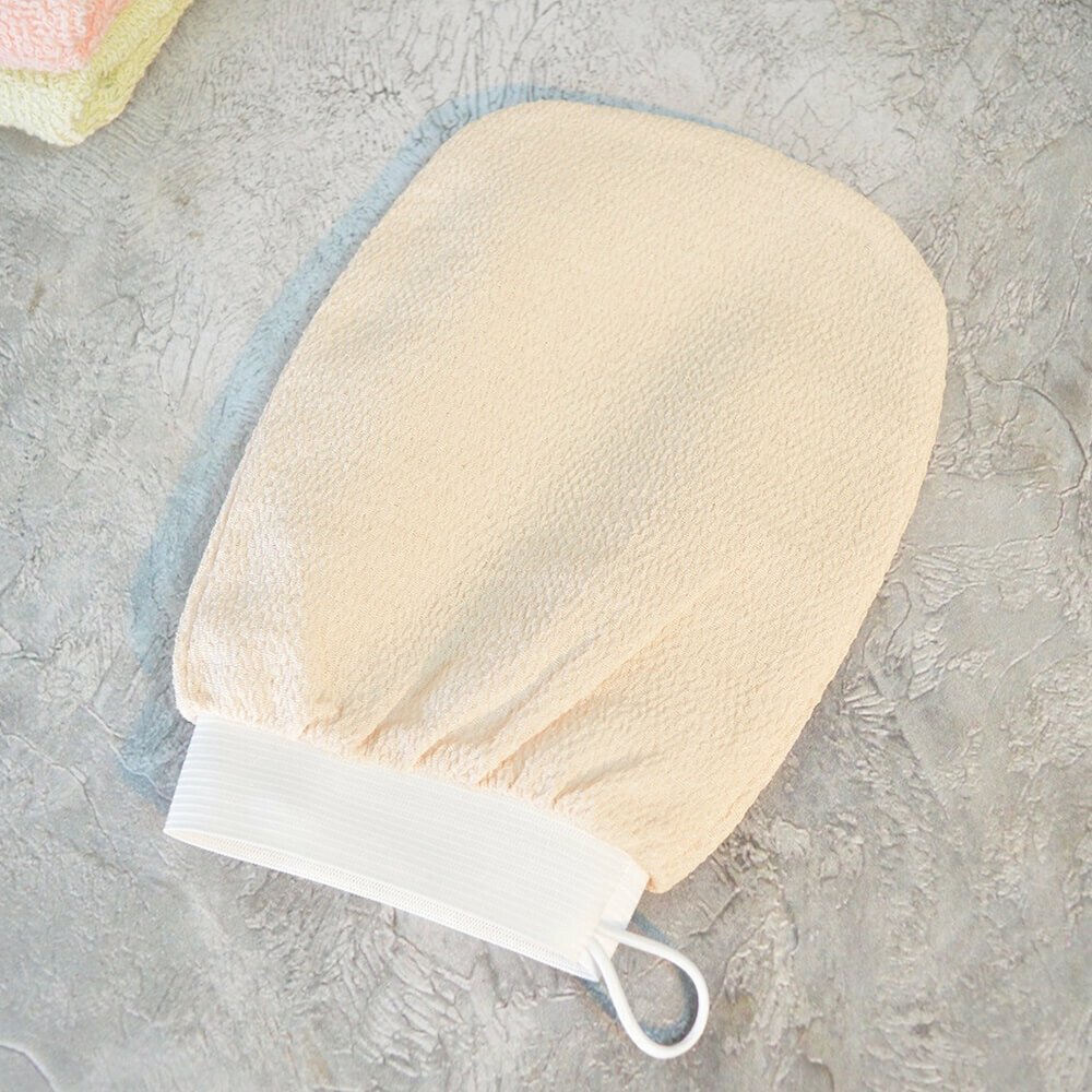 Мочалка массажная для пилинга BW, 20*14см, цвет бежевый