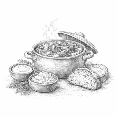 Нежные щи из свежей капусты