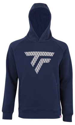 Мужская теннисная кофта Tecnifibre Fleece Hoodie - небесный