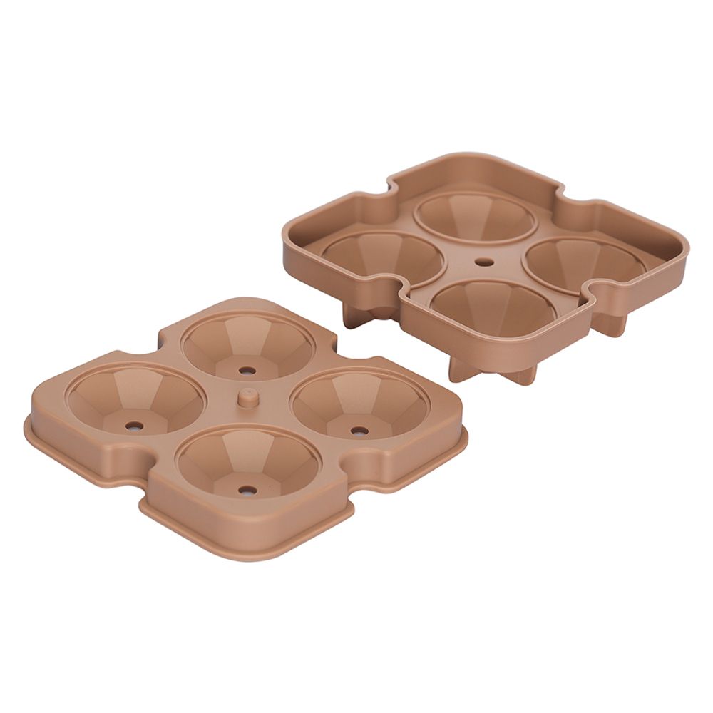 Форма для льда Ice diamond, пепельно-розовая