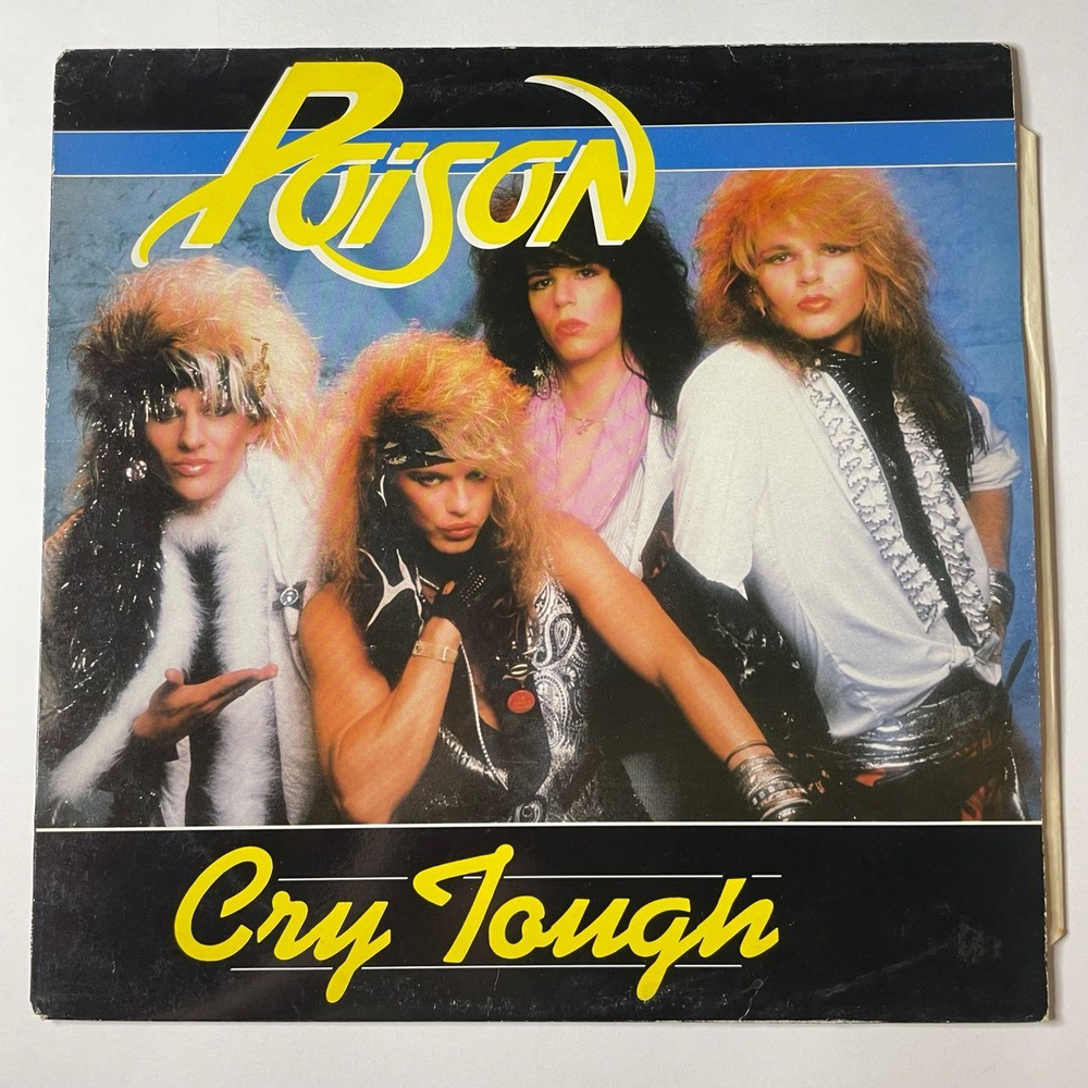 Винтажная виниловая пластинка LP Poison Cry Tough (UK 1987)