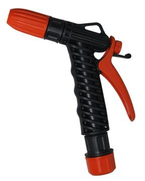 ДП Пистолет поливочный  с фиксатором с цанговым креплением 1/2  ''ЖУК''