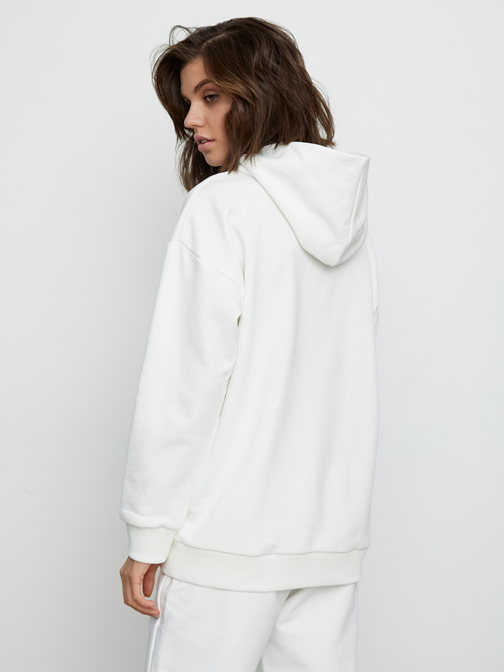 Худи С тобой все в порядке White без начеса