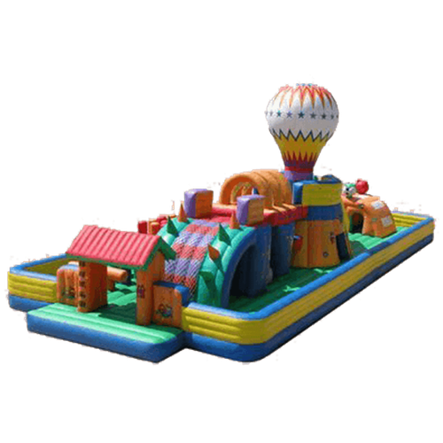 Надувная полоса препятствий "Аэростат" 13*7*5 м