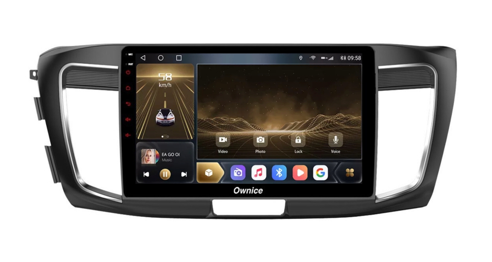 Штатная магнитола OWNICE OL-1642-P для Honda Accord 9 2013-2015 (CR2) на Android 10.0