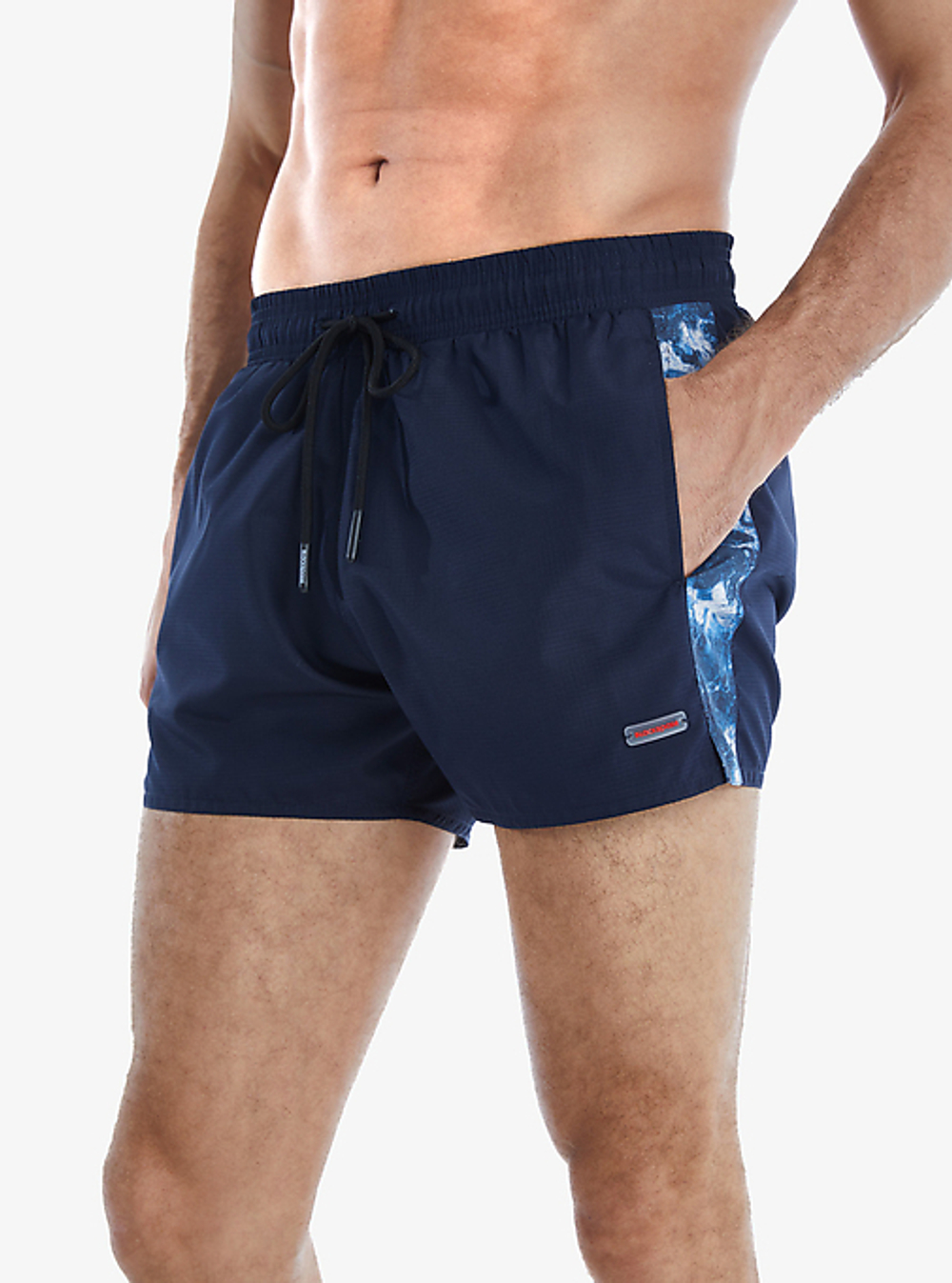 Мужские пляжные шорты темно-синий
