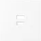 Donel S08 глянцевый белый накладка для розеток USB, серия DB