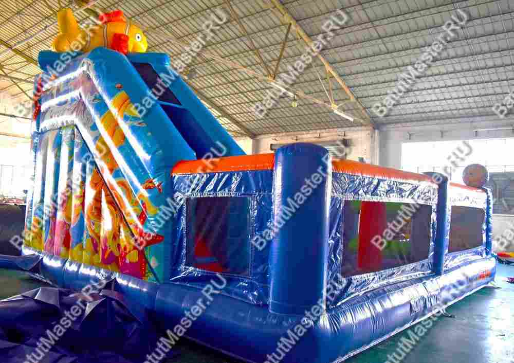 Популярный надувной батут "Приключения Золотой рыбки"