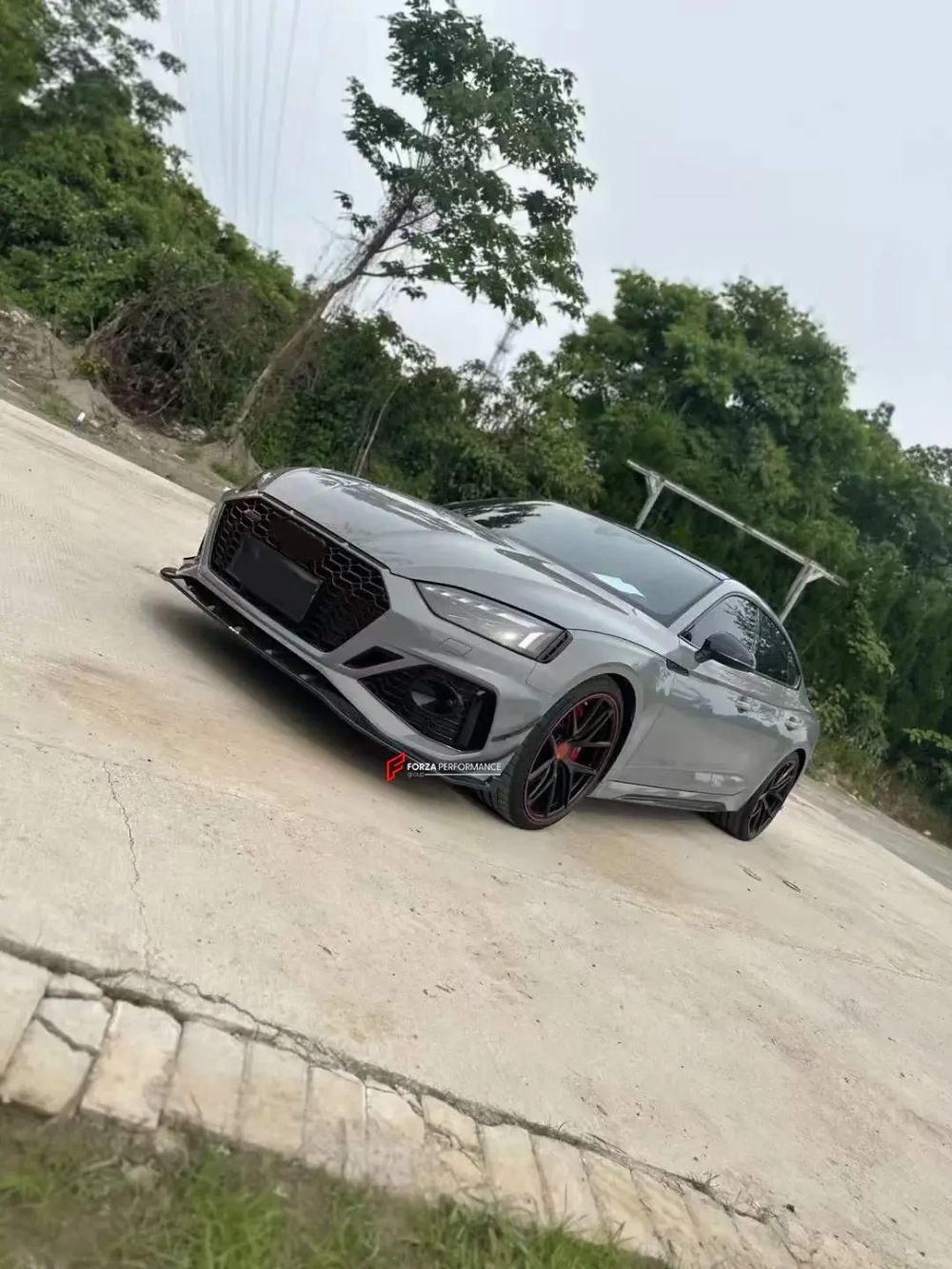 Карбоновый обвес для AUDI RS5 F5 Рестайлинг 2020-2022 R-1 Ауди обвес