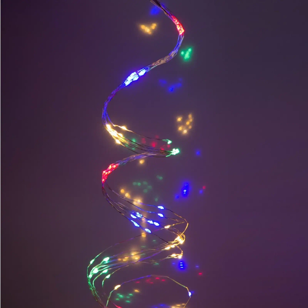 Гирлянда для дома «Волшебный хвост» 2,0 м, 8 нитей, 160 ламп,, IP-40, Мультицвет (постоянное свечение)