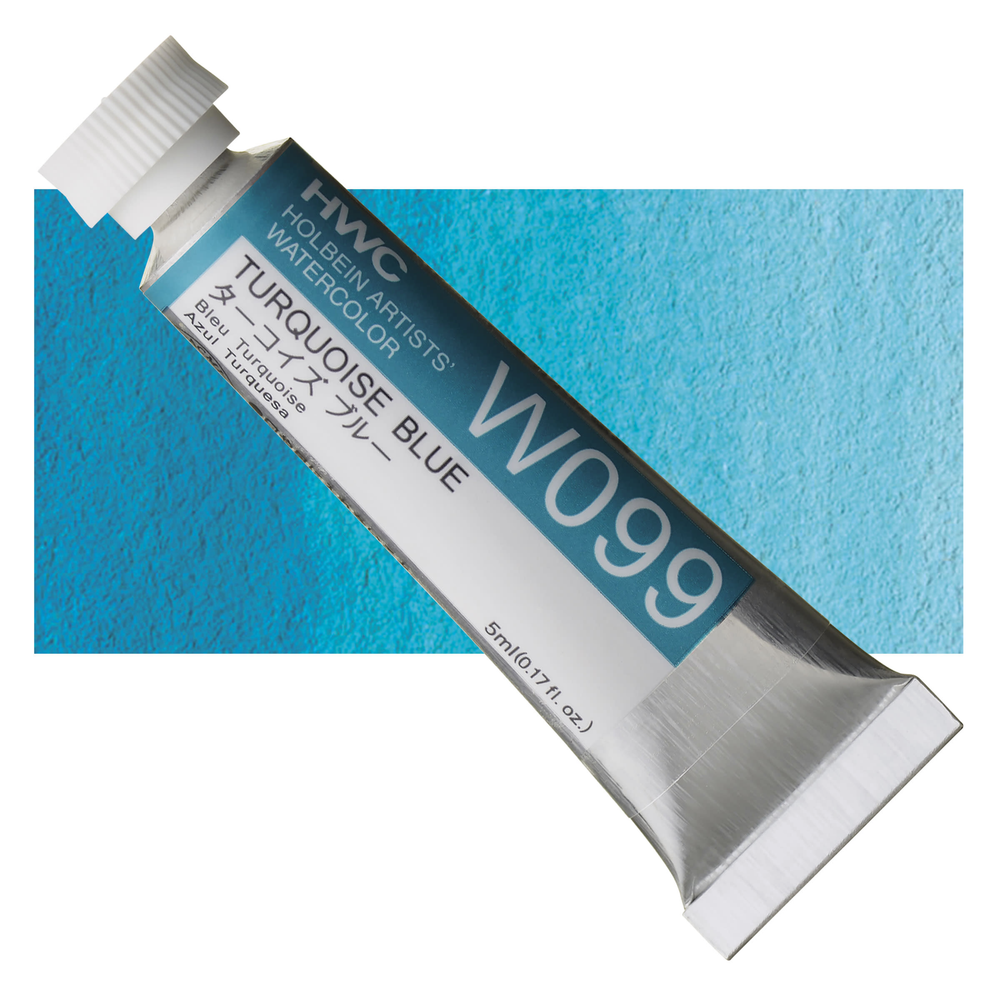 Акварель Holbein 5 мл. 099 [B] Turquoise Blue
