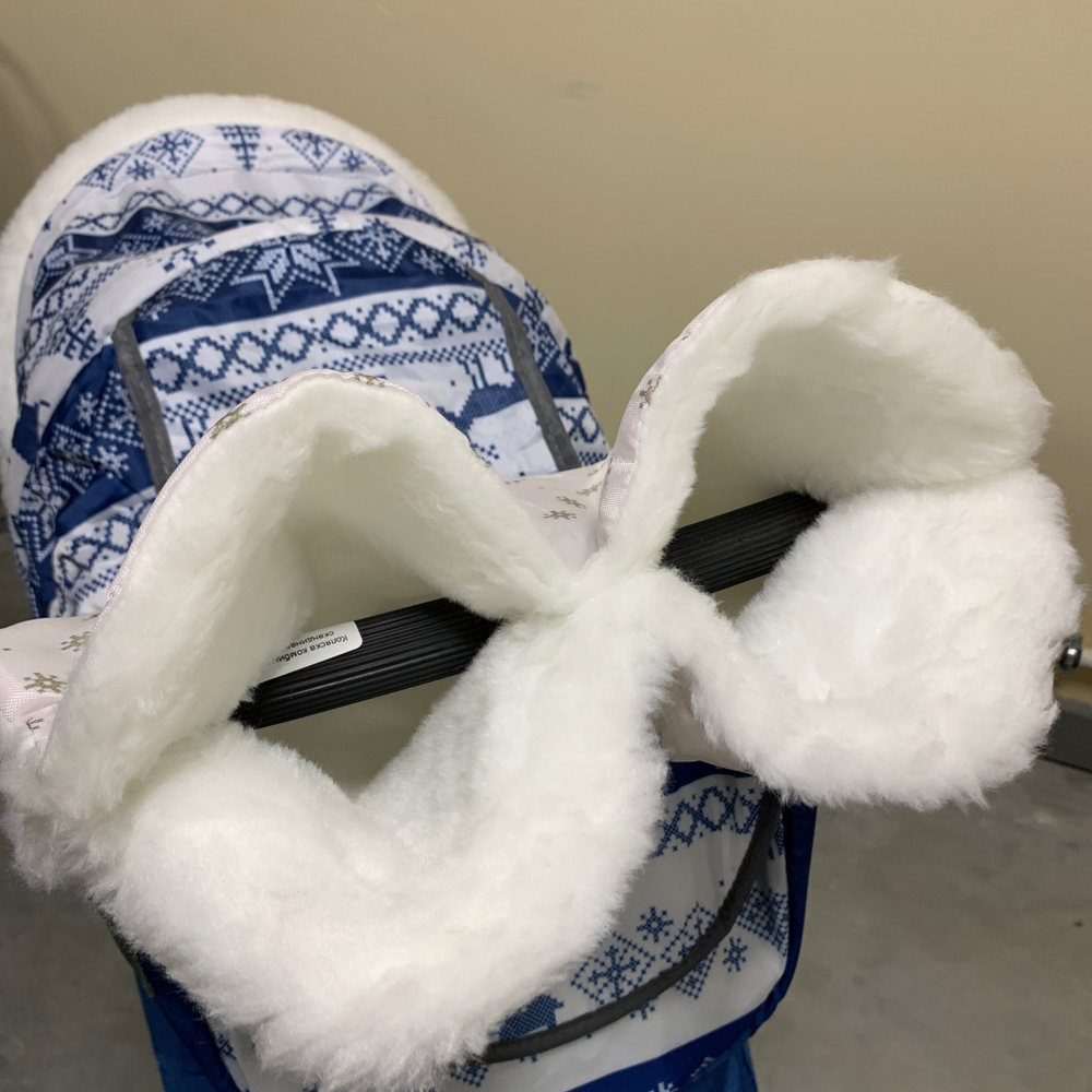 Коляска комбинированная «Умка 3-2» скандинавский синий (арт. У3-2/4)