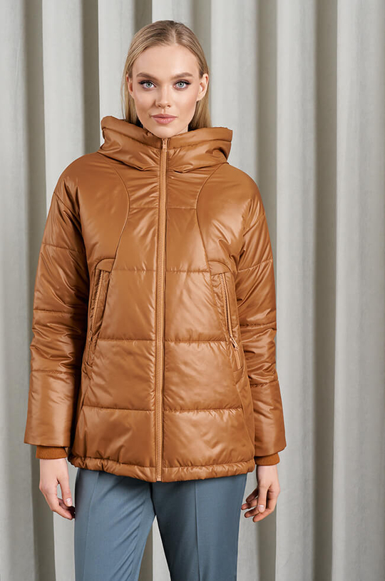0100 Куртка женская (карамельный)