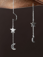 Серьги ПЕРВАЯ ЗВЕЗДА , серебро