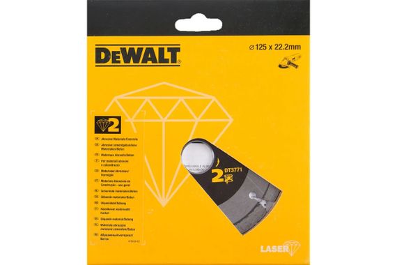 Круг алмазный DeWalt ф125 бетон DT3771
