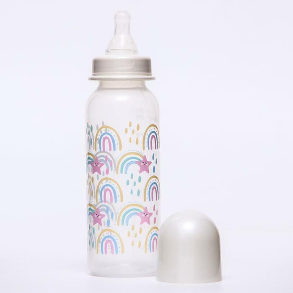 2088821 Бутылочка для кормления Just Lubby, 250 мл, от 0 мес., цвета МИКС