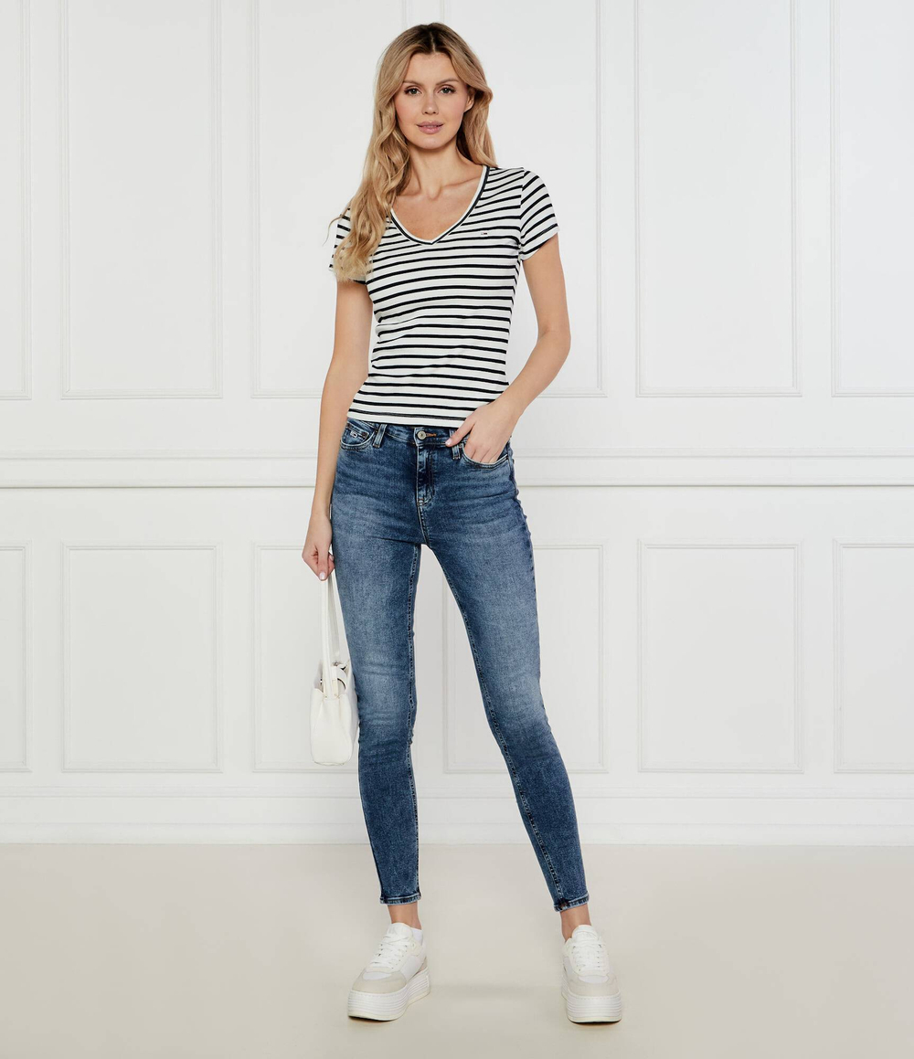 Футболка ESSENTIAL Tommy Jeans - экрю(DW0DW17385)