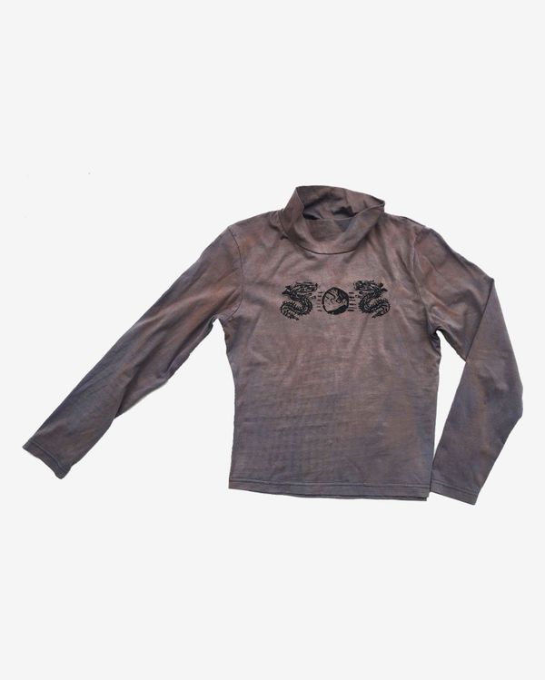 Водолазка Драконий мир Женская Серая - фото 1