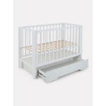 Кровать детская 120*60 RANT "BERGEN" (арт.770) универ маят/ящ Cloud White