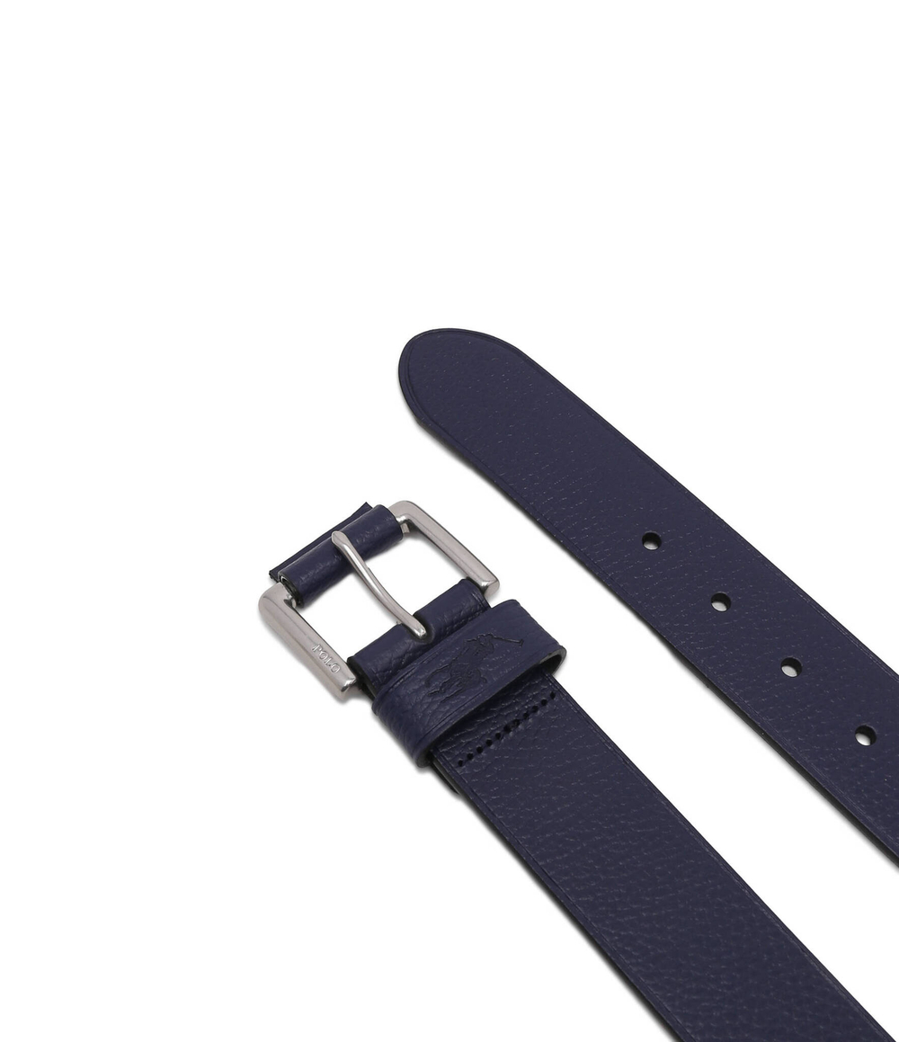 Кожаный ремень POLO RALPH LAUREN - темно-синий(405898669)