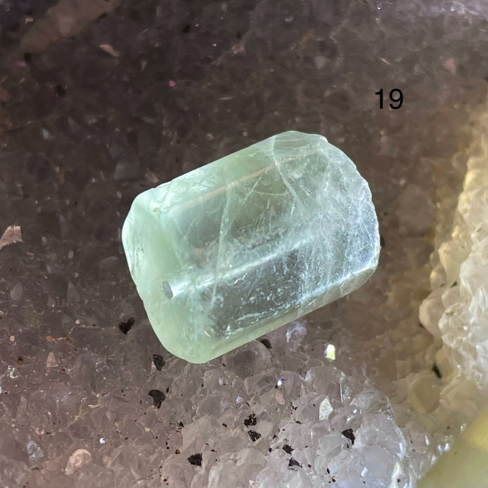 49785 Флюорит Бусина цилиндр 10*15мм-94