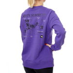 Кофта THE NORTH FACE W CREW TOPOGRAPHIC PEAK PURPLE
