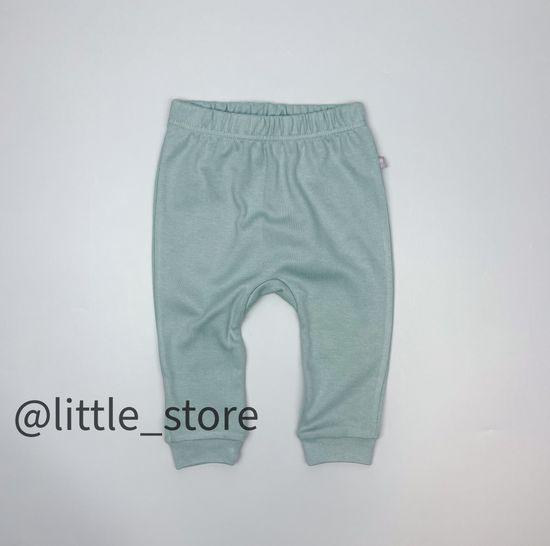 Штанишки хлопковые "Облака" Серо-голубые