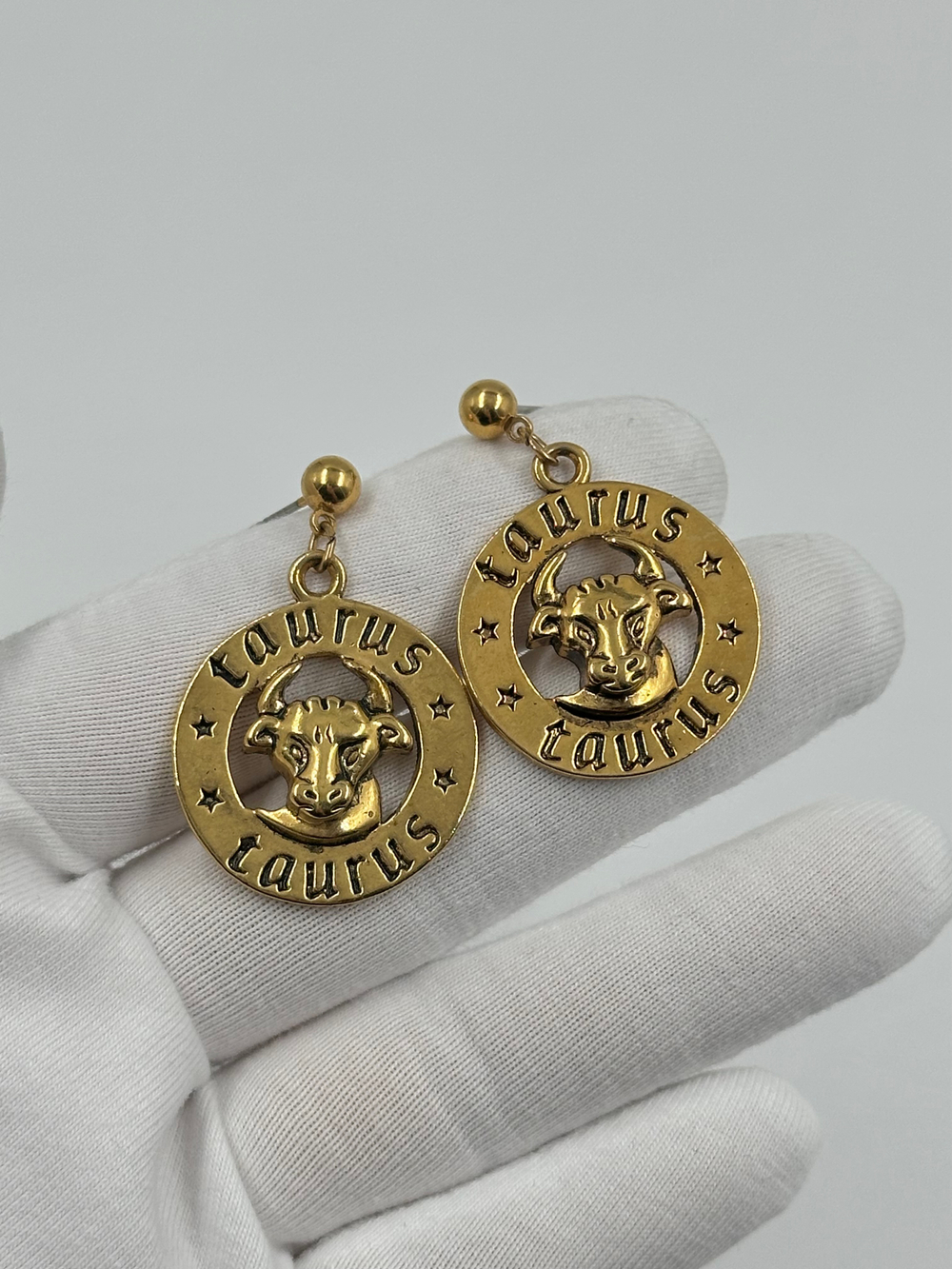 Серьги Телец